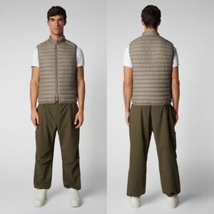 Save the Duck Men’s Bodywarmer Down Vest in Adamus Grey